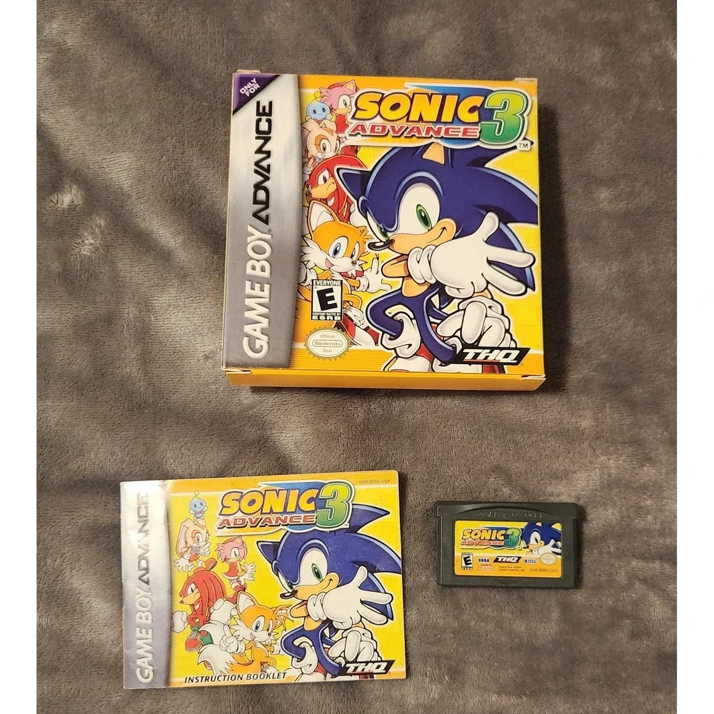Sonic Advanced 3 Gameboy CIB
